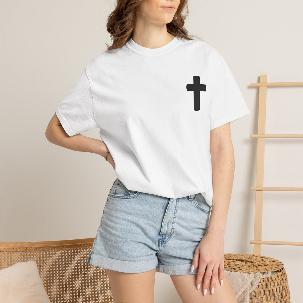 Christian Cross T-Shirt — Crucifix Silhouette Graphic Tee